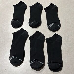 Reebok Men's Black Low-Cut Socks
